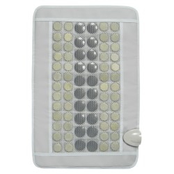 Infrapunalämpötyyny PU-nahka 52 jadekiveä 20 turmaliinikiveä keskikoko selkäkipujen lievitykseen