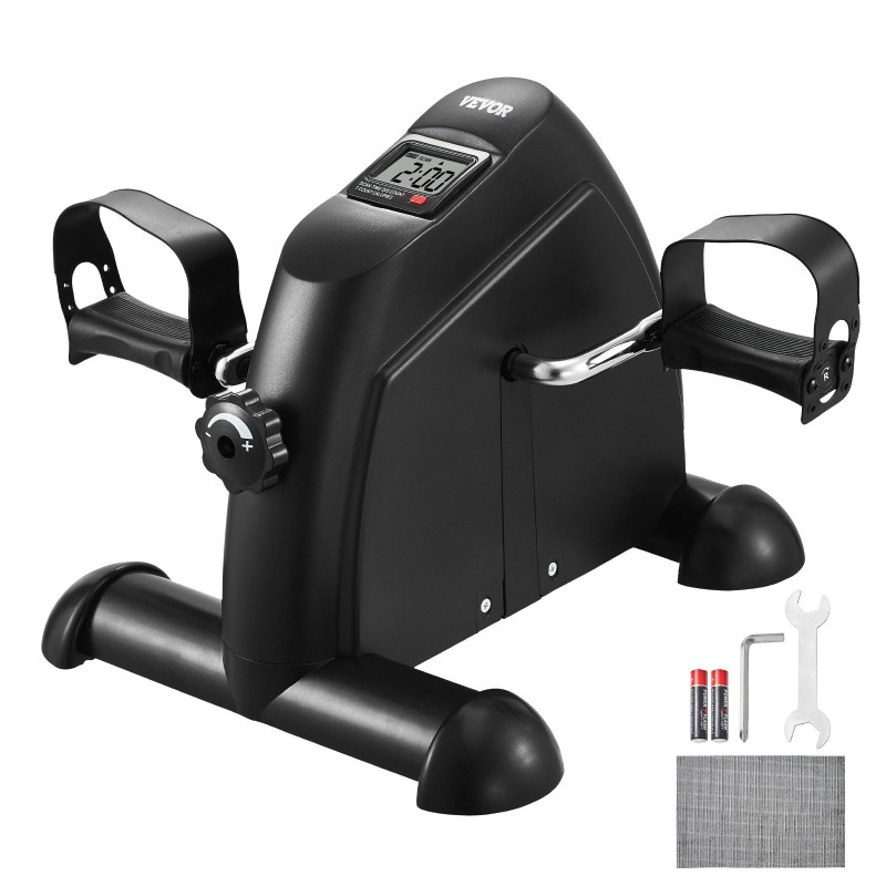 Pöydän alle poljinlaite teräs ja ABS-muovi kompaktilla koolla käsien ja jalkojen harjoitteluun