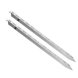 Alumiiniset ajosillat pituus 1830 millimetriä leveys 380 millimetriä 2 kappaletta