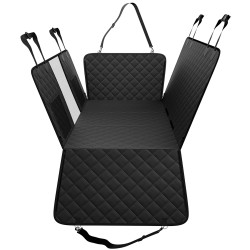 Kovapohjainen koiran takapenkin laajennin 600D Oxford kangas 1310 x 630 mm verkkoikkunalla