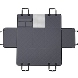 Takaistuimen jatke koiralle vedenpitävä 600D-kangas vaneripohjalla 1360×615 mm kantaa 181 kg