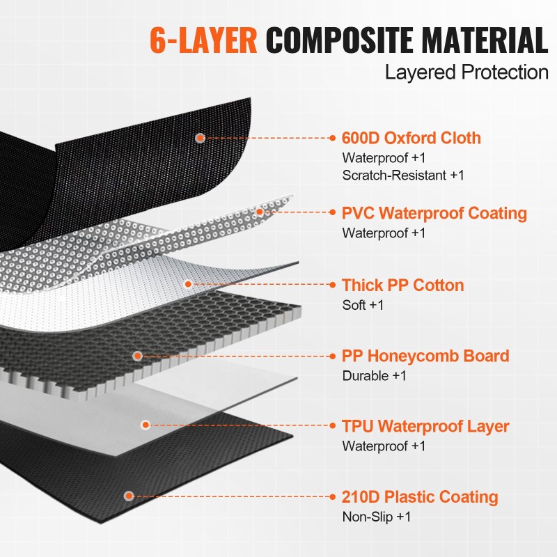 Koiran takaistuimen laajennus 600D-kangas PP-kennolevy 129x70 cm kovapohjalla verkkopaneelilla säilytystaskulla