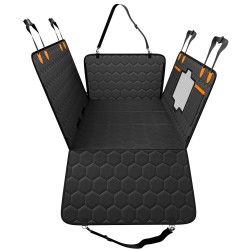 Takapenkin jatkopaneeli koiralle 1360 x 650 mm 600D Oxford kangas verkkoruudulla