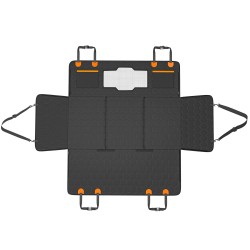 Takapenkin jatkopaneeli koiralle 1360 x 650 mm 600D Oxford kangas verkkoruudulla