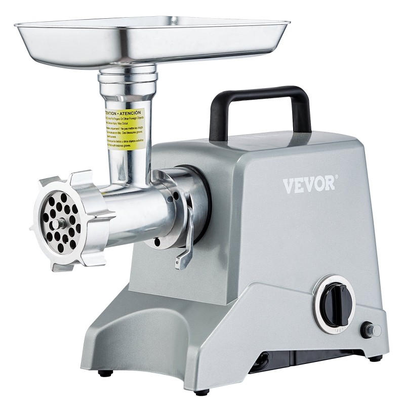 Sähköinen alumiinirunkoinen lihamylly 2,27 kilogrammaa minuutissa mukana terä ja jauhatuslevyt