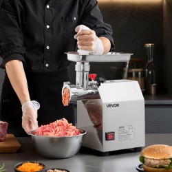 Sähkökäyttöinen pöytämallinen lihamylly ammattikäyttöön 600W ruostumatonta terästä 2,3 kg/min