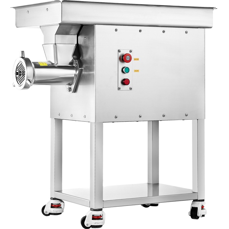 Sähkökäyttöinen ruostumaton teräs lihamylly 2200W 32 suuaukolla makkarasuppilolla ammattikäyttöön