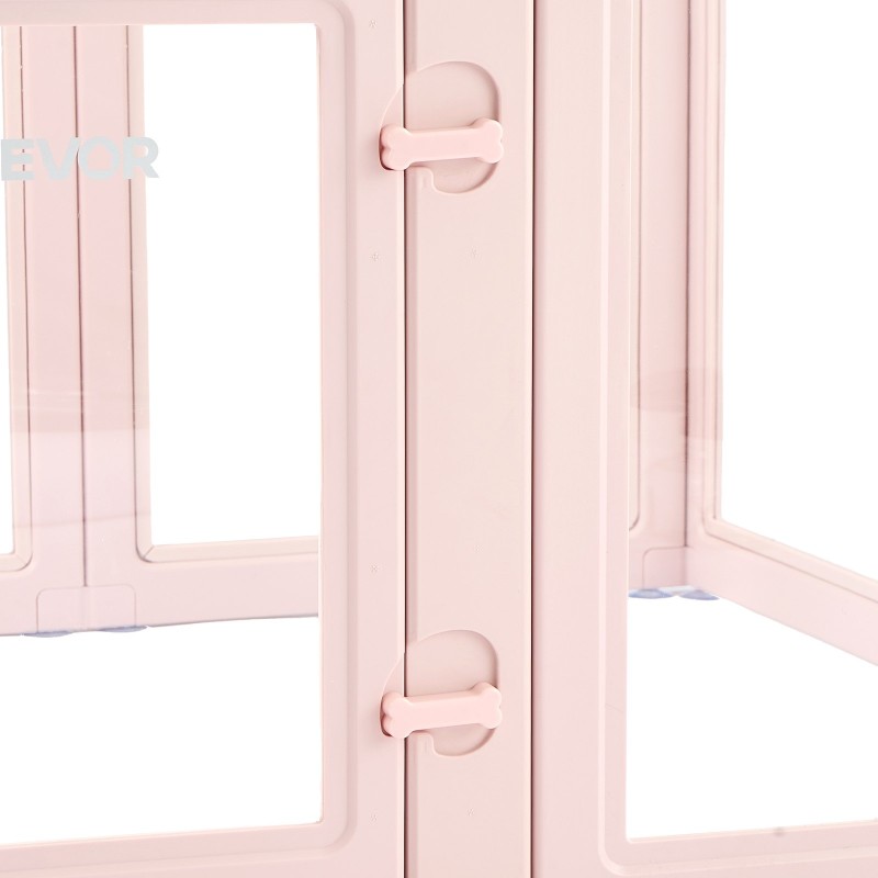 Muovinen pentulaatikko 1,54 x 1 x 0,6 m läpinäkyvillä PET-paneeleilla