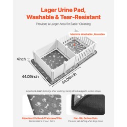 Pentulaatikko PVC-muovi 1865×970×500 mm vesitiiviillä alustalla keskikokoisille koirille