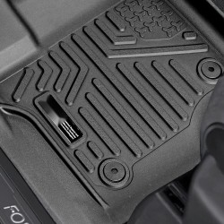 Auton lattiamatot TPE 3-osainen Ford F-150 SuperCrew 2015–2024 musta