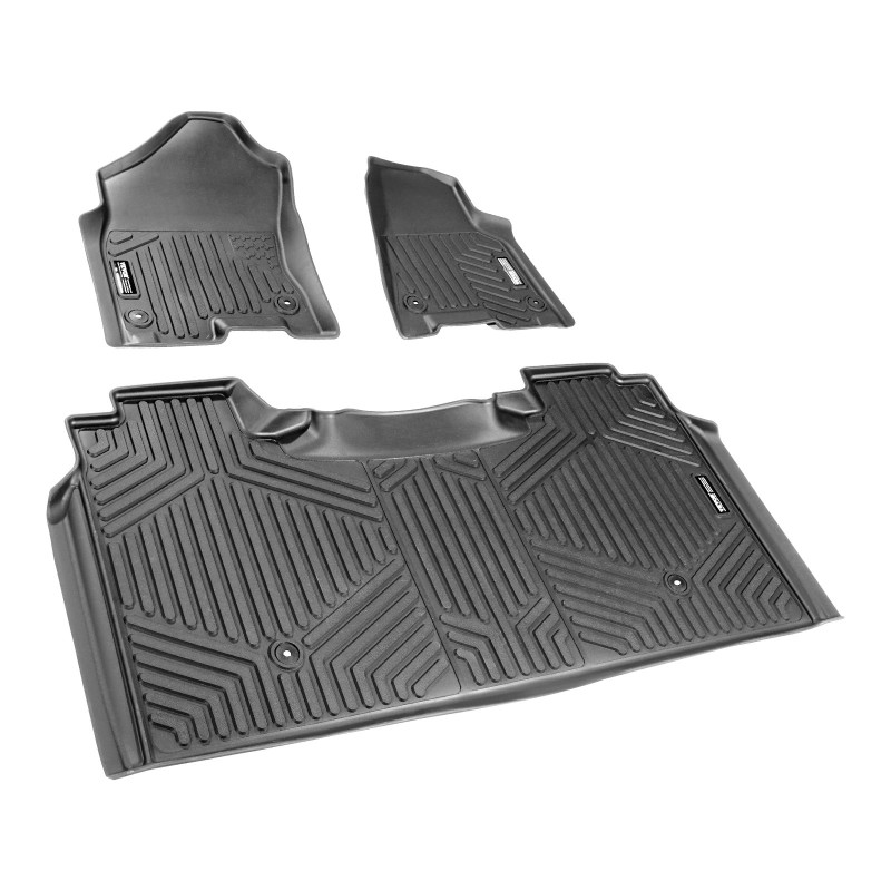 Lattiamatot TPE-materiaalia 3-osainen sarja etu- ja toisen rivin Dodge Ram 1500 2019–2024