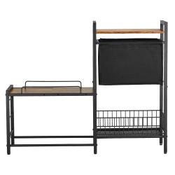 Korotettu koiran ruokakuppiteline säädettävällä korkeudella metallirungolla ja säilytyskaapilla sopii eri kokoisille koirille