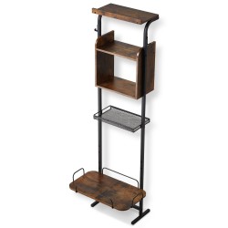 Koiran ruokinta-asema metallirunkoinen melamiinilevy säädettävä korkeus sopii kaikenkokoisille koirille tilava säilytyskaappi