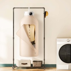 Kannettava taitettava vaatekuivain PTC-lämmitys LED-näyttö 9 vaatetta 600W