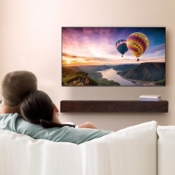 Leijuva takkahylly valkomäntypuuta 183 x 20 x 13 cm rustiikin ruskea