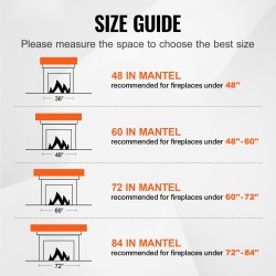 Seinälle asennettava valkomäntyinen kelluva takkahylly 60 tuumaa 8 tuumaa 6 tuumaa