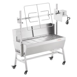 Roottisseriegrilli ruostumatonta terästä ulkokäyttöön neljäkymmentäkaksi watin moottorilla suuri kantavuus