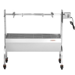 Roottisserie-grilli ulkokäyttöön ruostumaton teräs 52W kantavuus 89,8 kg