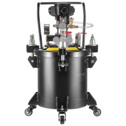 Maalipaineastia 10 l teräs automaattinen sekoitus ruiskupistooli ja letkut säädettävä ilmanpaine