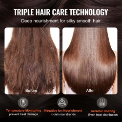 Hiustenkuivausharja 1200W 110000RPM 2 harjapäätä ionitekniikka keraamisella pinnoitteella