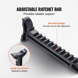 Hydraulinen lattiatunkki 2 tonnia matalaprofiili 117–325 mm rautainen runko tunkkipukit