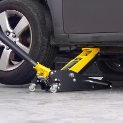 Matalaprofiilinen hydraulinen hallitunkki 2 tonnia alumiini ja teräs 80–370 mm nostokorkeus