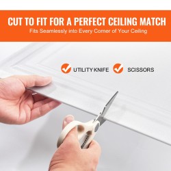 Kattopaneelit polystyreeni 503 x 503 mm 16 kpl sisäkattoon