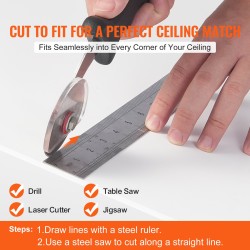 Kattopaneelit PVC-vaahtolevy 10 kpl 605x1213 mm 5mm paloluokka A valkoinen