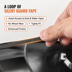 Pölykapselit 19-tuumaiset ABS PC komposiitti Tesla malli Y 2020–2023 napsautettava venttiiliaukolla