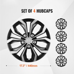 Vanteen suojakapseli ABS+PC-komposiitti 440 mm täyskattava venttiilin aukko klipsikiinnitys