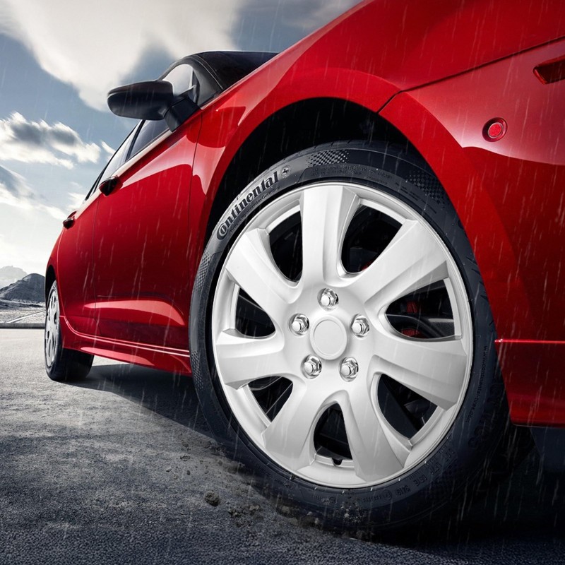 Vanteen suojukset 16 tuumaa muovikomposiitti napaklikkikiinnitys venttiilireiät säänkestävät