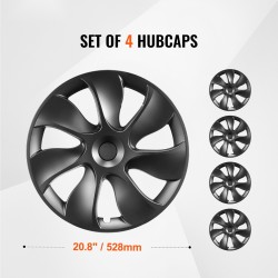 Vanteen suojakapselit 19-tuumaiset Tesla Model Y 2021–2023 ABS+PC napsukiinnitys