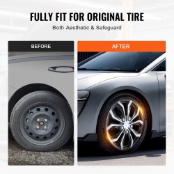 Pölykapselit ABS-PC-komposiitti 15-tuumaiset napsautettavilla kiinnikkeillä venttiilireiällä ympärivuotiseen käyttöön