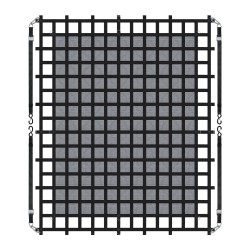 Kuormaverkko polyesteri 3020 2670 mm 680 kg kantavuus 4 säädettävää hihnaa