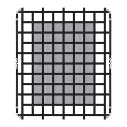 Kuormaverkko vahvaa PP nauhaa 1830x1450mm 500kg kantavuus säädettävillä hihnoilla