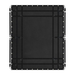 Kuormaverkko PVC pinnoitteinen kangas 2440 x 2060 mm säädettävät hihnat 318 kg