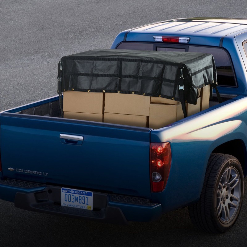 Kuormaverkko PVC-pinnoitteinen kangas 2440 x 2060 mm säädettävät hihnat 318 kg