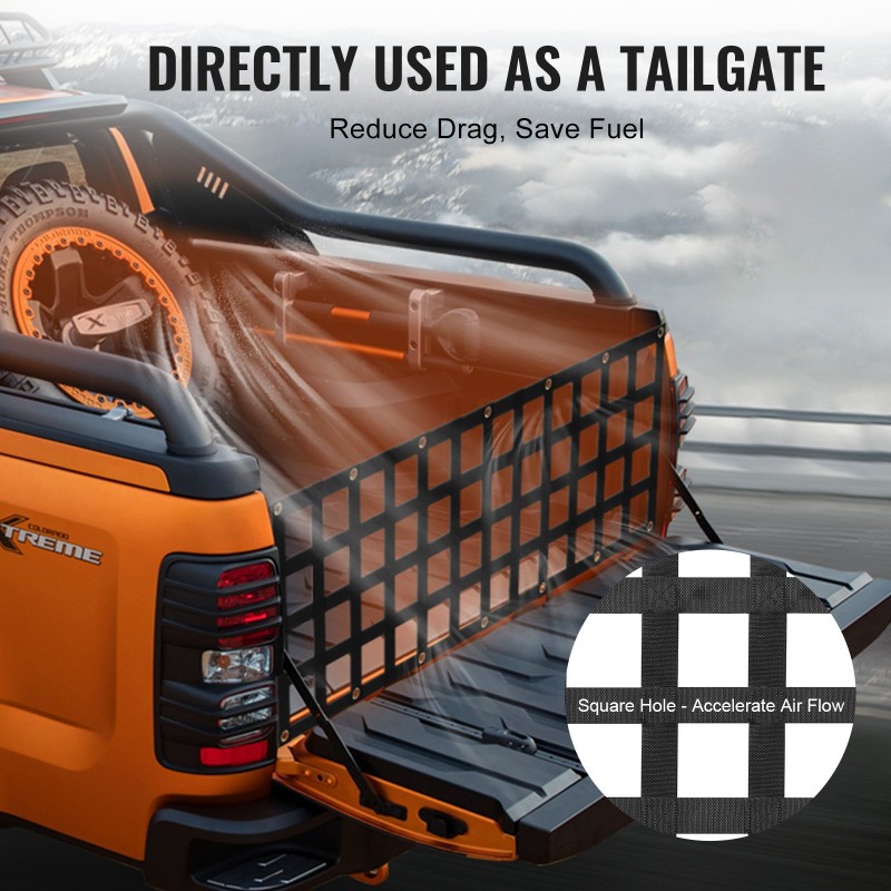 Peräportin verkko polyesteri 1370 x 460 mm, 680 kg vetolujuus, 4 teleskooppihihnaa