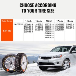 Lumitketjut mangaaniseosteräksestä henkilöautoihin katumaastureihin ja kevyisiin kuorma-autoihin 2 kpl