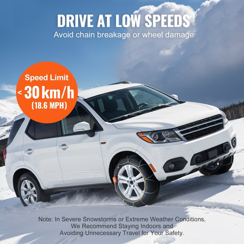 Lumitketjut mangaaniseosteräksestä henkilöautoihin katumaastureihin ja kevyisiin kuorma-autoihin 2 kpl