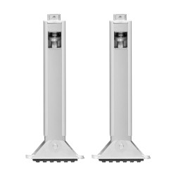 Tikastasaaja hiiliterästä säädettävä 288 mm liukuestokumijaloilla askel ja jatkotikkaisiin