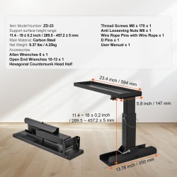 Tikkaiden tasoitin portaissa ja epätasaiselle maalle hiiliteräksinen 594 mm tukipinta liukuestokumijalat