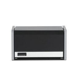 Teräksinen työkalulaatikko kolme vetolaatikkoa kompakti pientyökaluille pehmustetuilla sisuksilla musta