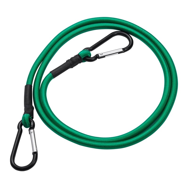 Kolmenkymmenen osan joustoremmisarja kahdeksan millimetriä polypropeenia ja kumia säänkestävä karabiinihakasilla