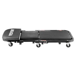 Taitettava mekaanikon makuualusta ja työjakkara hiiliteräsrunkoinen 1016 mm 204,1 kg