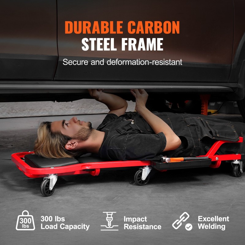 Alustavaunu hiiliteräsrunko 1118mm 136kg kantavuus säädettävä pehmustettu niskatuki 6 pyörää irrotettava tarjotin