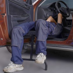 Alusta kojelaudan alle 1016 mm teräsrunko 149,7 kg kantavuus korkeussäädettävä 515–695 mm