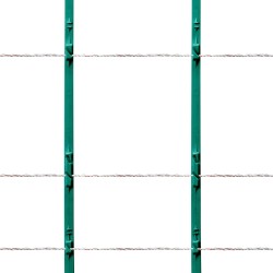 Sähköaidan polyjohto 800 m polyeteeni 9 metallisäiettä muovikela naudoille ja hevosille