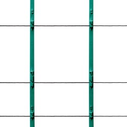 Sähköaitalanka polyesteriköysi 305 m halkaisija 6,35 mm 2 kuparisäiettä musta kotieläimille
