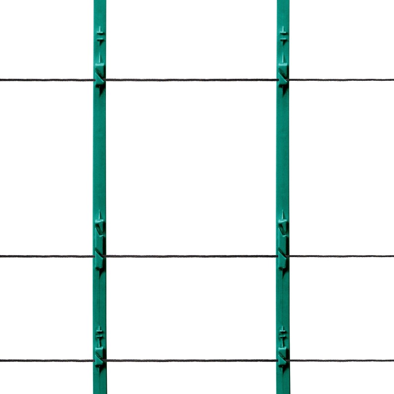 Sähköaitalanka polyesteriköysi 305 m halkaisija 6,35 mm 2 kuparisäiettä musta kotieläimille
